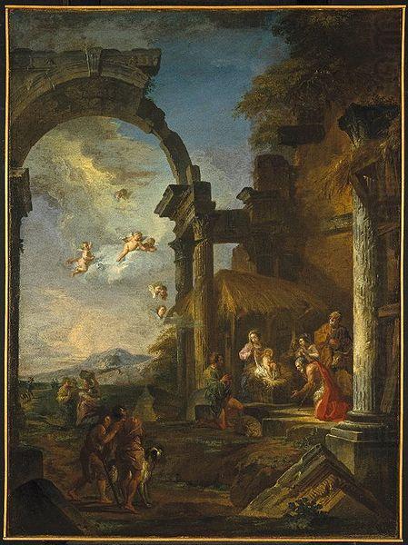 Panini, Giovanni Paolo Adoration of the Shepherds china oil painting image
